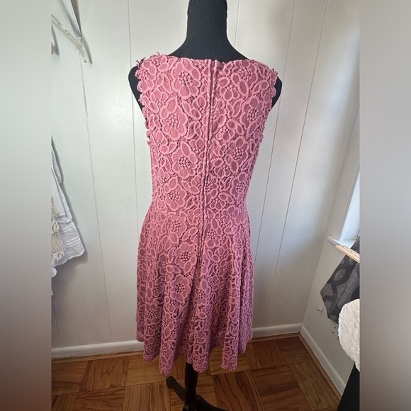 City Vibe Pink Lace Junior Girls Dress Size 13 - Picture 3 of 9